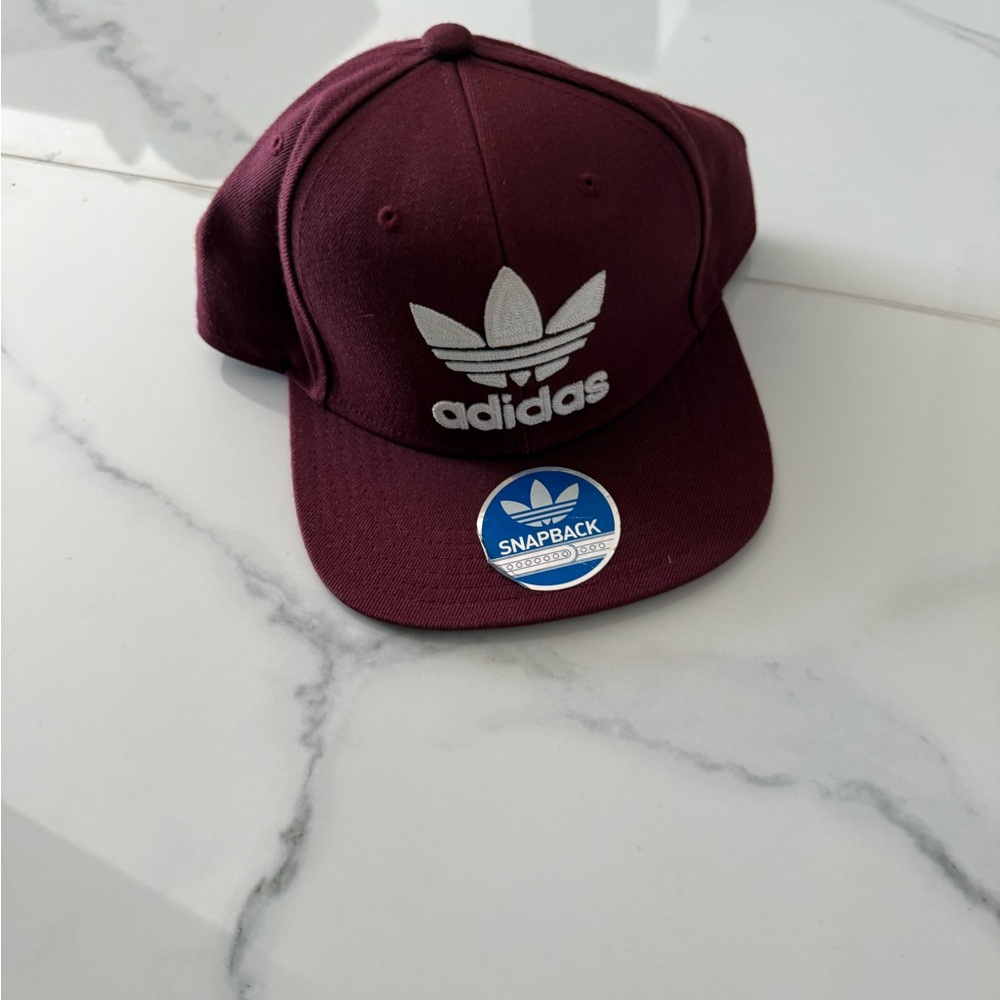Adidas Maroon Snapback Cap